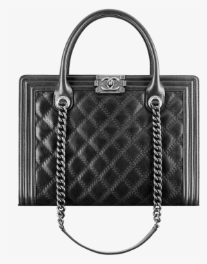 Chanel Black Boy Shopping Tote Large Bag - Chanel Boy Bag Shopping Tote #3098843