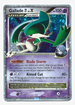 Gallade 4 Lv X Pokemon Card Platinum Rising Rivals #3098891