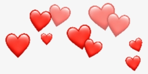 Corazon Emoji Rojo Emoticono Amor Source - Red Heart Crown #3099891