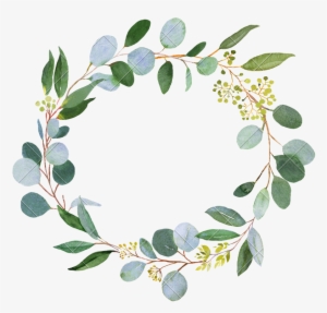Green Wreath Png Picture Black And White - Greenery Wreath Watercolor #310522 Green Wreath Png Picture Black And White - Greenery Wreath Watercolor #310522