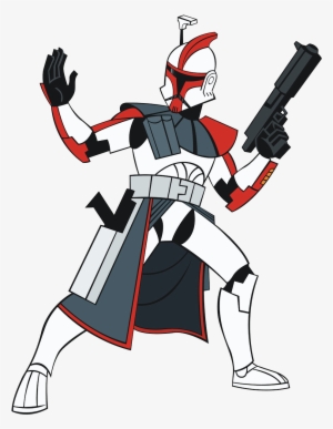 Picture Transparent Download Arc Trooper Vs Battles - Star Wars Clone Wars Captain Fordo #311118