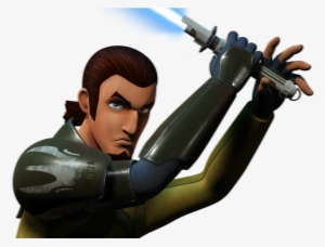 Kanan Holding Lightsaber - Star Wars Kanan Png #311904