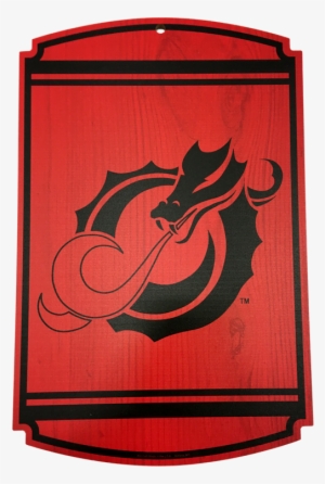 Wincraft Msum Dragons Wooden Sign - Msum Dragons Logo #312155