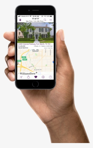 Hand Holding A Phone With Screen Of The Williams Trew - Mobile App #312417