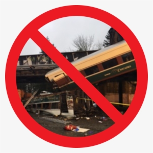 Red Circle Pic 2 - Amtrak Derailment I 5 #312509
