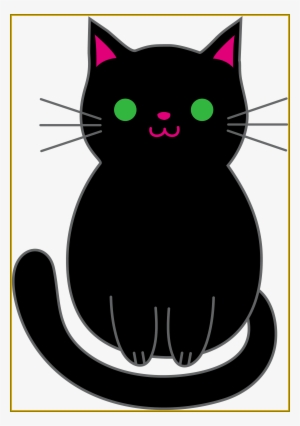 Inspiring Animal Clipart Of A Cartoon Cute Happy White - Cafepress Purrfect Cat Wall Calendar #312527