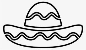 Sombrero Rubber Stamp - Drawing #312756