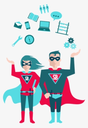Calculator Clipart Superhero - Super Hero #312887