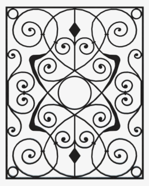 Custom Made Grill - Window Grill Design Png #313214