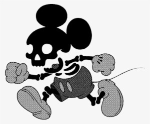Mickey Mouse, Skeleton, And Disney Image - Mickey Mouse Skull #313515
