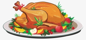 Roast Clipart Cooked Duck - Thanksgiving Turkey Cooked Clip Art #313879
