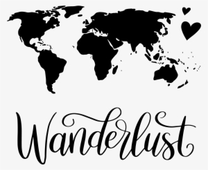 World Map Black And White Wanderlust #314007