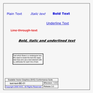 Test For Basic Capability To Handle 'text' Elements - Clip Art #314202