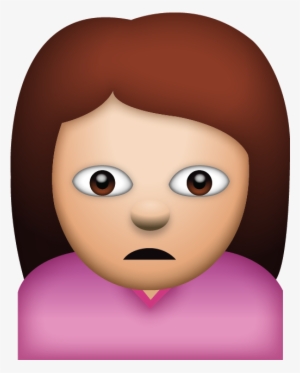 Download Ai File - Sad Girl Emoji Png #314527
