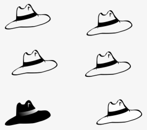 Pirate Hat Clipart Black And White Free Png - Six Thinking Hats Png #314853