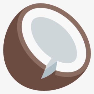 Coconut Vector Png Png - Kokosnuss Icon #315317