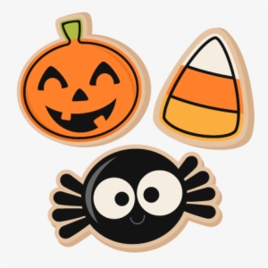 Cookie Clipart Silhouette - Halloween Clip Art Cookies #315443