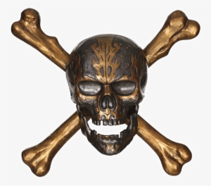 Skull And Crossbones Wall Decor - Pirates Of The Caribbean Skull Png #315649