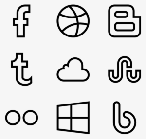 Social Media - Line Art #315712
