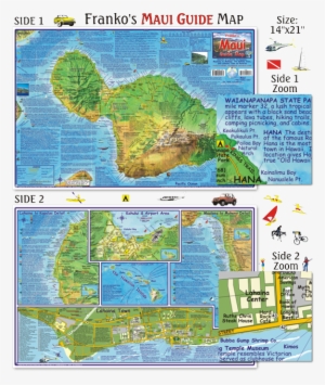 Franko's Maps Maui Guide Map For Scuba Divers And Snorkelers #315891 Franko's Maps Maui Guide Map For Scuba Divers And Snorkelers #315891