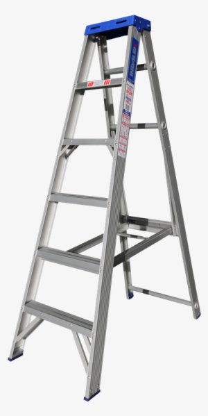 1m 180kg Aluminium Single Sided Step Ladder - Aluminium #315998