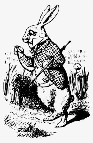 The White Rabbit Clip Art At Clker - John Tenniel White Rabbit #316689