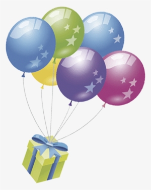Balloon Birthday Beautiful Hanging Transprent Free - Globos Decorativos Png #316754