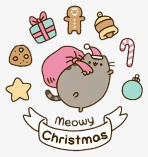Cute - Pusheen Cat Drawing Easy Christmas #317001