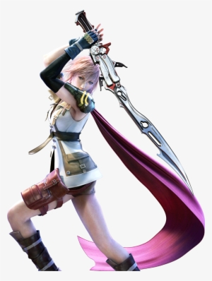 Lightning Xiii Action Render - Final Fantasy Lightning Png #317128