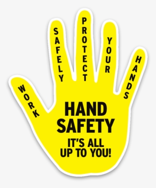 Hand Safety Sticker Temp #317744
