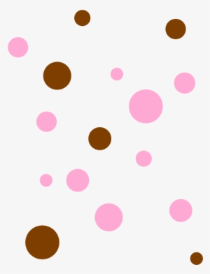 Brown Amp Pink Polka Dots Clip Art - Clip Art #318201
