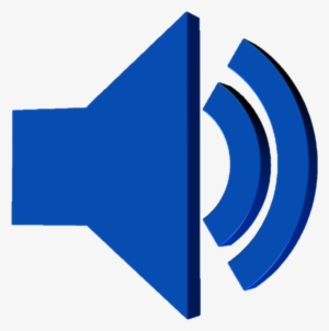 Open - Blue Speaker Icon Png #318353