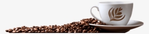 Coffee Png Image - Coffee Cup And Beans #318398