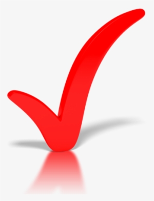 Tick - Red Chek Mark Png #319331