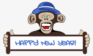 This Free Icons Png Design Of Happy New Year Monkey #319375