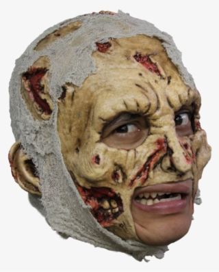 Chinless Zombie Deluxe Mask - Horror Zombie Deluxe Latex Mask With Teeth #319634