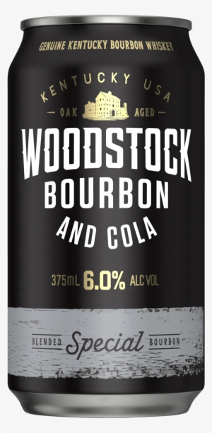 Woodstock Bourbon & Cola Cans 6% 375ml - Woodstock Bourbon & Cola 6% Cans 10 Pack #3101227
