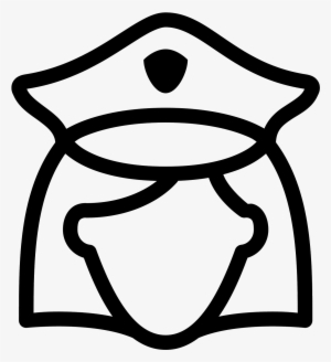 Mujer Policía Icon - Police Head Png #3101638