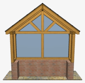 Oak Bay Gable Window Inside #3102807