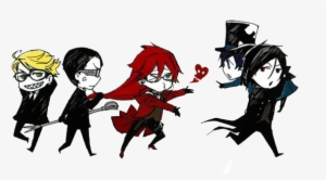 Clip Black And White Library Ciel Drawing Sebastian - Kuroshitsuji Ronald X Will #3102861