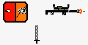 Deadpool/deadshot - Pixel Art #3102925