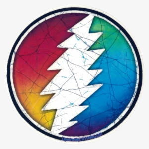 Grateful Dead Rainbow Lightening Bolt - Grateful Dead Transparent Png #3103278