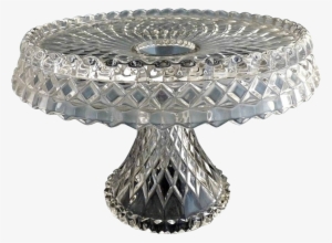 Cambridge Glass Cake Stand Salver Virginian C - Glass Cake Stand #3103320