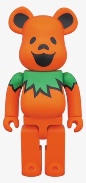 Be@rbrick 400% Grateful Dead Dancing Bear - Medicom Alien 400% Bearbrick Action Figure #3103513