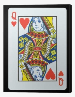 Queen Of Hearts Canvas Print • Pixers® • We Live To - Punishment Without Vengeance — Lope De Vega #3103516