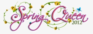Beauty Pageant Logo Png Download - Spring Queen #3103649