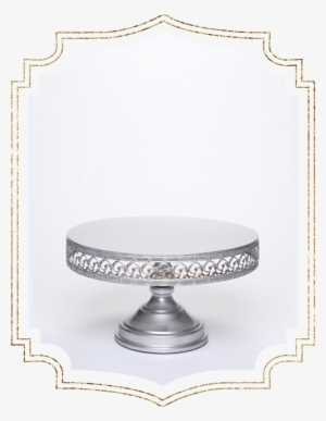 14" Daisy Swirl Cake Stand - Cake Stand #3103740