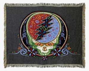 Woven Cotton Blanket With A Grateful Dead Steal Your - Candd Visionary Grateful Dead - Syf Medium Clear Sticker #3103742