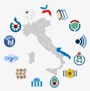 Derivato Da Logo Wiki Family Italy No Text Blue Apulia - Map Of Italy #3104093