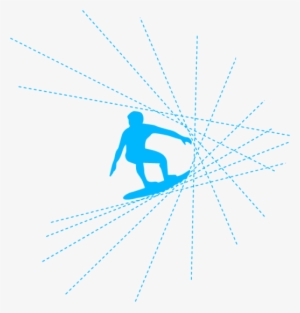 Blue Surfer Cool Math - Mathematics #3104290